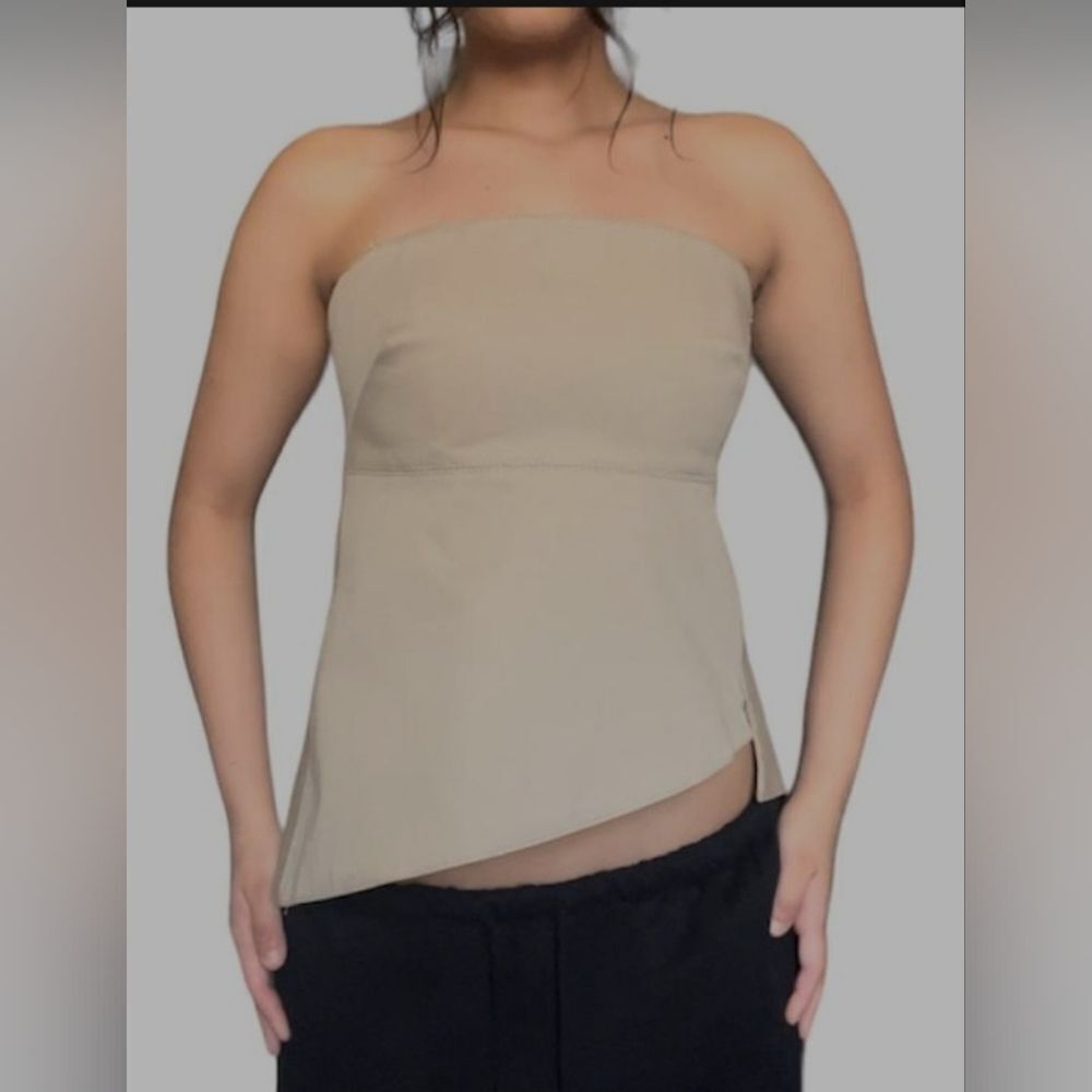 Zara Women's Tan and Cream Corset size XS
